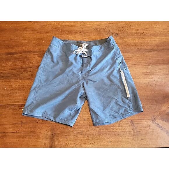 UNDER ARMOUR Swim Trunk Shorts Mens Size 32 Loose Board Shorts Heat Blue - Picture 1 of 8